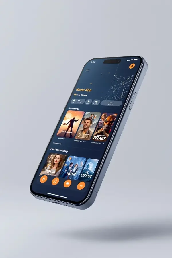 蝴蝶影院APP手机界面展示